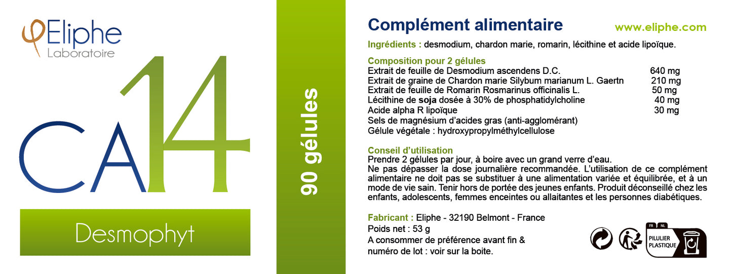 Desmophyt Eliphe CA14 packaging
